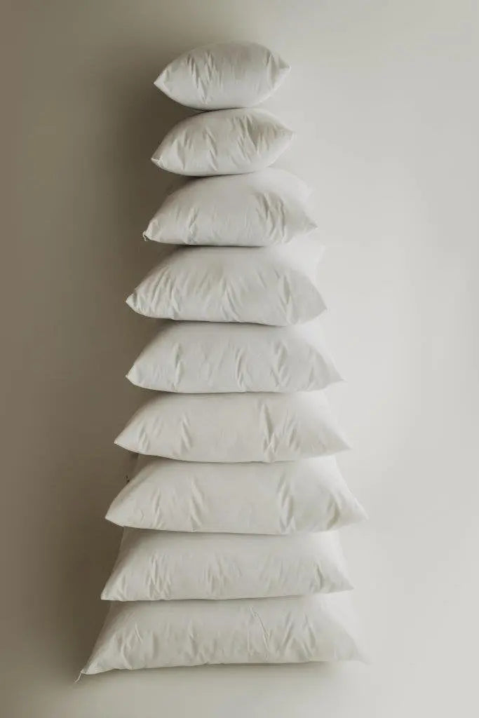 Plain White Cotton Pillow Cover  8x8 10x10 12x12 14x14 16x16 18x18 20x20  22x22 24x24 Size - UniikPillows