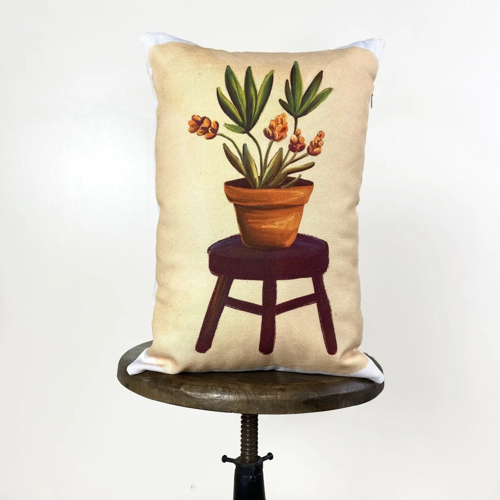 Flower Pot | Pillow Cover | 12x18 | Greenhouse Collection | Floral | Flower Bouquet | Throw Pillow | Accent Pillow Covers | Gift for her UniikPillows