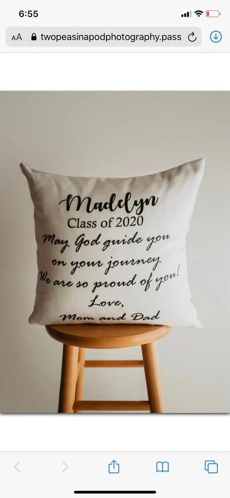 Graduation Gift | Graduation | Personalized Gifts | Personalized Decor | Custom Photo Gifts | Photo Gifts | Throw Pillow | Pillow | Custom UniikPillows
