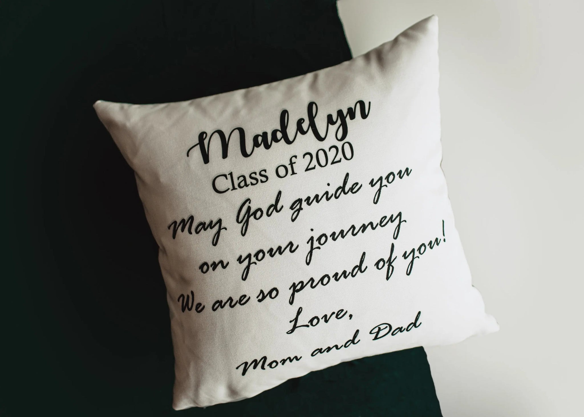 Personalized graduation pillow best sale