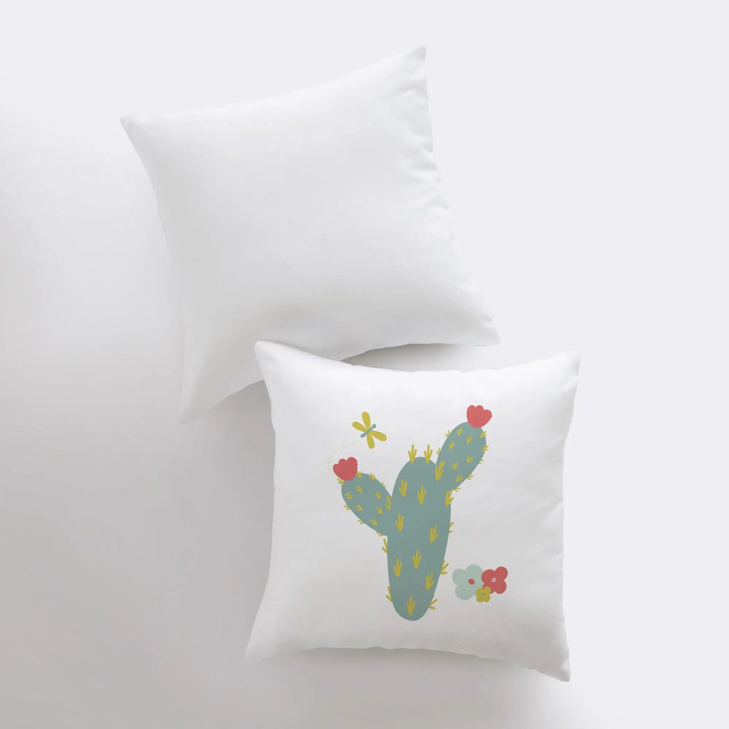 Green Cactus | Pillow Cover | Good Vibes Only | Cactus Pillow | Positive Vibes | South Western | Succulent Pillow | Cactus Pillow Case UniikPillows