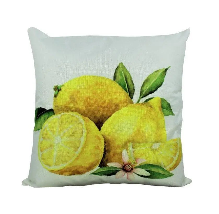 Lemons | Pillow Cover | Yellow Throw Pillows | Farmhouse Throw Pillows | Spring Pillow Covers | Cute Throw Pillows | Gift for her | Pillows UniikPillows
