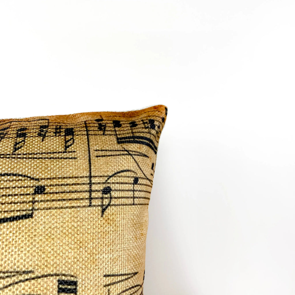 Music Notes | Sheet Music | Music Lover | Pillow Cover | Home Decor | Throw Pillow | Musician  | Music decor | Music Gifts UniikPillows