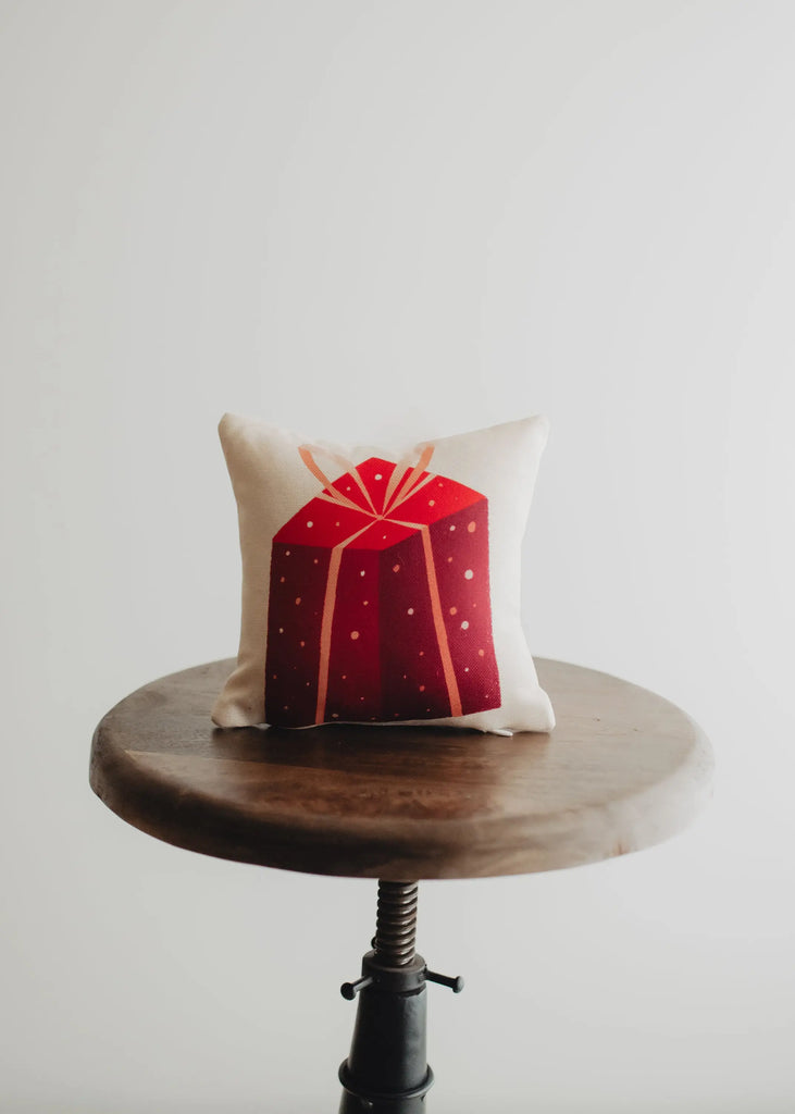 Nordic Mini Brown Striped Gift Throw Pillow Cover | 8x8 | Small Throw Pillows | Thank you Gift | Teacher Gift | New Home Gift | Grandma Gift UniikPillows