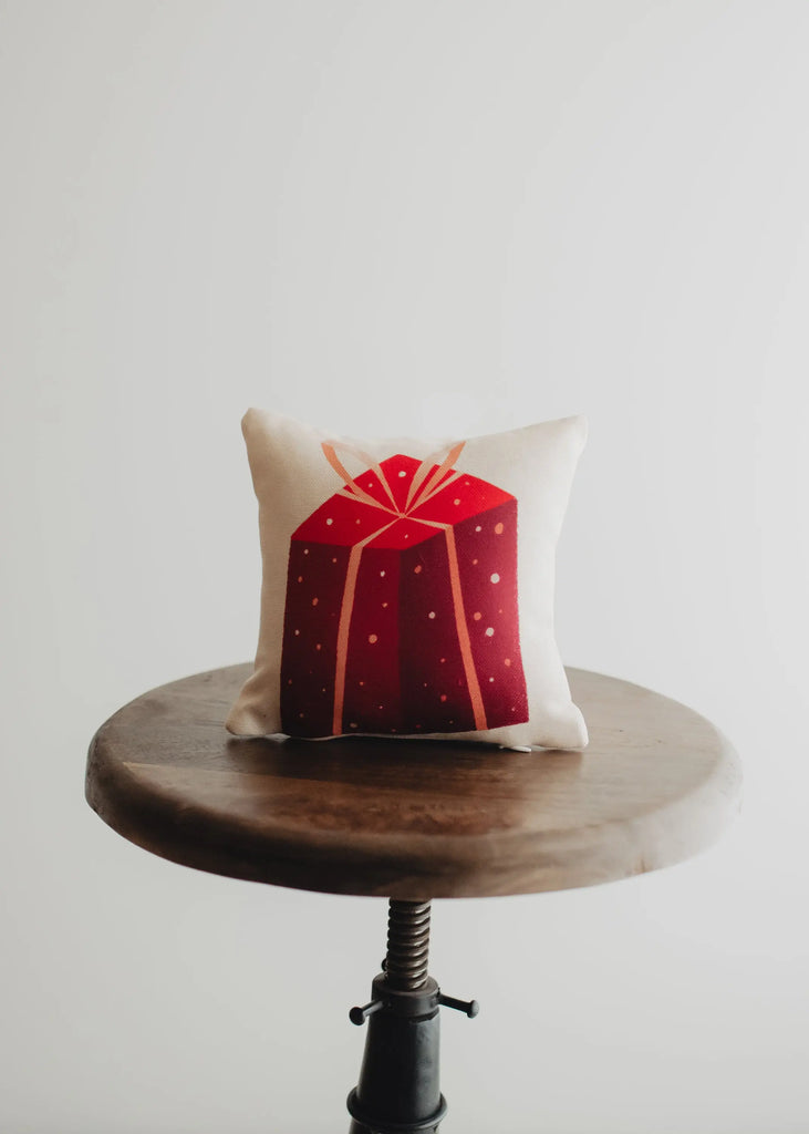 Nordic Mini Brown Striped Gift Throw Pillow Cover | 8x8 | Small Throw Pillows | Thank you Gift | Teacher Gift | New Home Gift | Grandma Gift UniikPillows