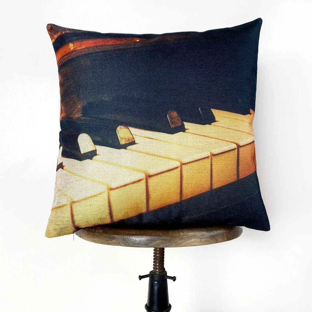 Piano Keys | Music Lover | Pillow Cover | Home Decor | Throw Pillow | Gift for Musician | Music decor | Music Gifts | Pillow UniikPillows