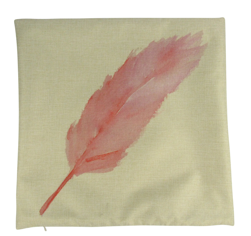 Pink | Feather | Pillow Cover | Throw Pillow | Home Decor | Pillow | Feather Decor | Pink Throw Pillows | Gift for her | Pillows UniikPillows