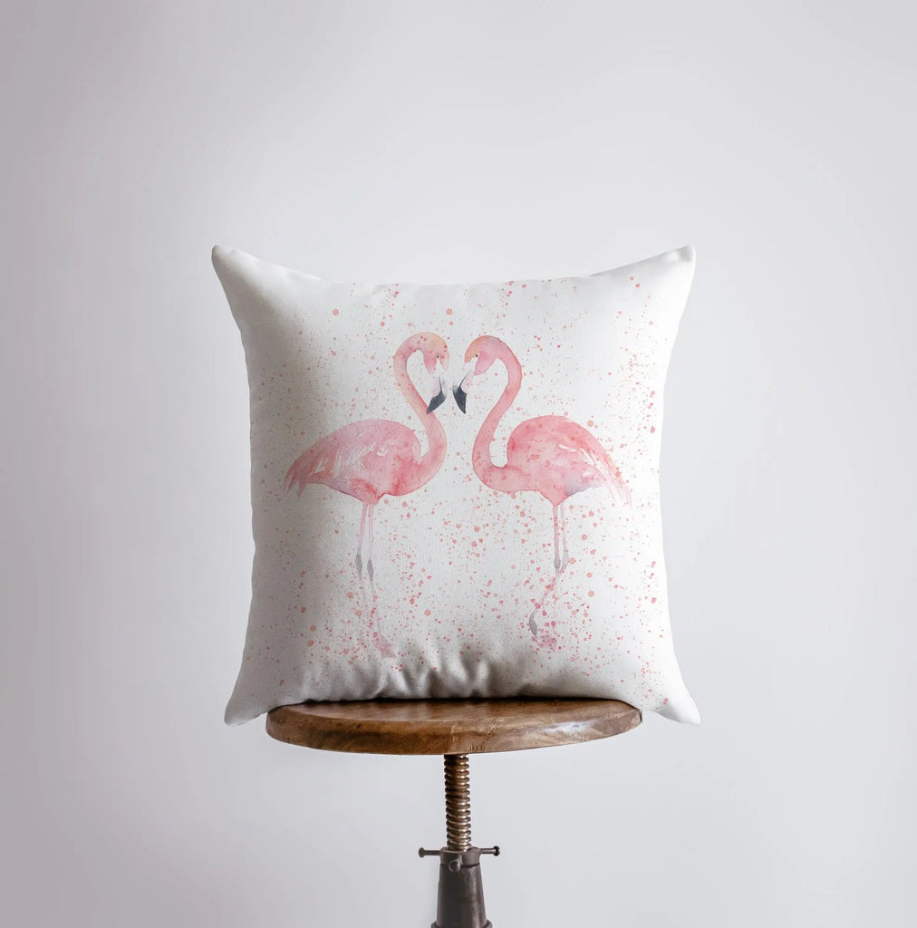 Pink Flamingos | Pillow Cover | Throw Pillow |  Home Decor | Pillow | Bird | Gift for her | Bedroom Decor | Beach Decor | Gift for her UniikPillows