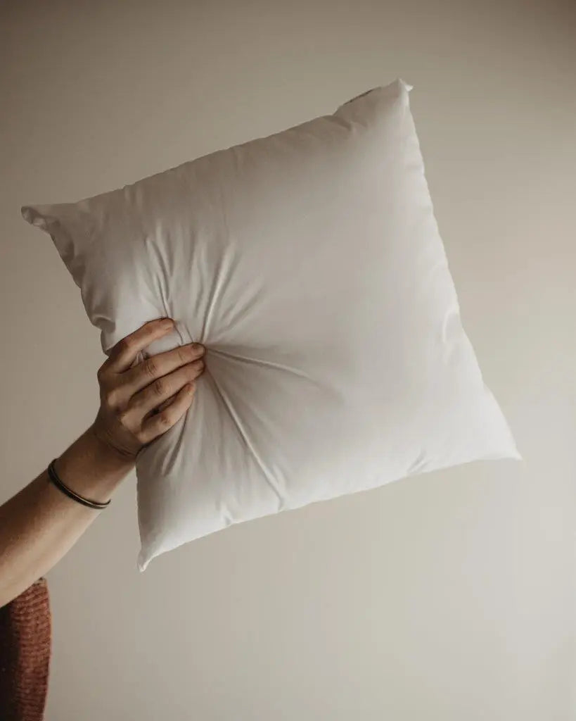 Plain White Cotton Pillow Cover  8x8 10x10 12x12 14x14 16x16
