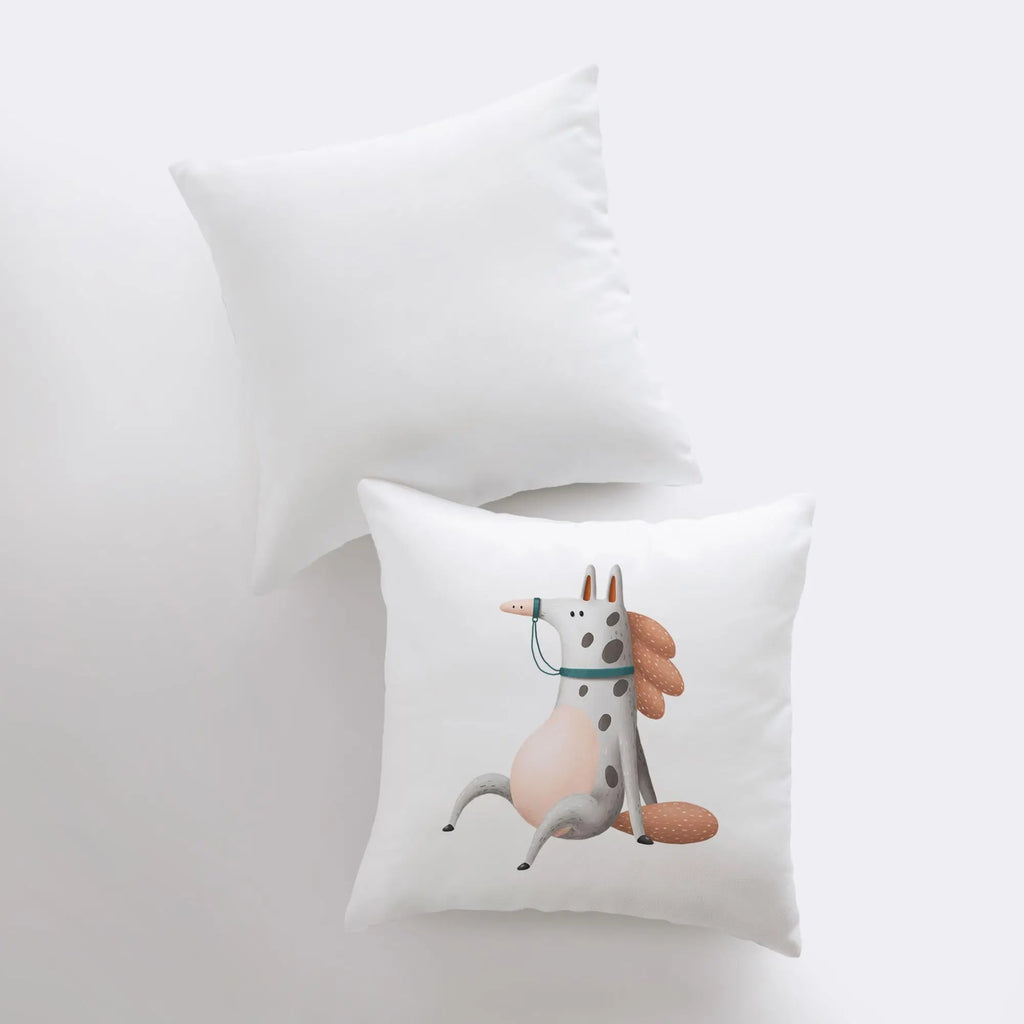 Spotted Horse Pillow | Throw Pillow | Horse Lover | Animal Lover Gift | Tiny House Decor | Cowgirl Pillow | Horse Pillow Pet UniikPillows