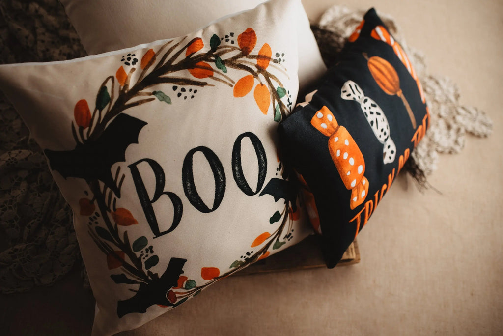 Trick or Treat Candy Pillow Cover |  Halloween Pillow Covers | Fall Decor | Room Decor | Decorative Pillows | Gift for her | Sofa Pillows UniikPillows