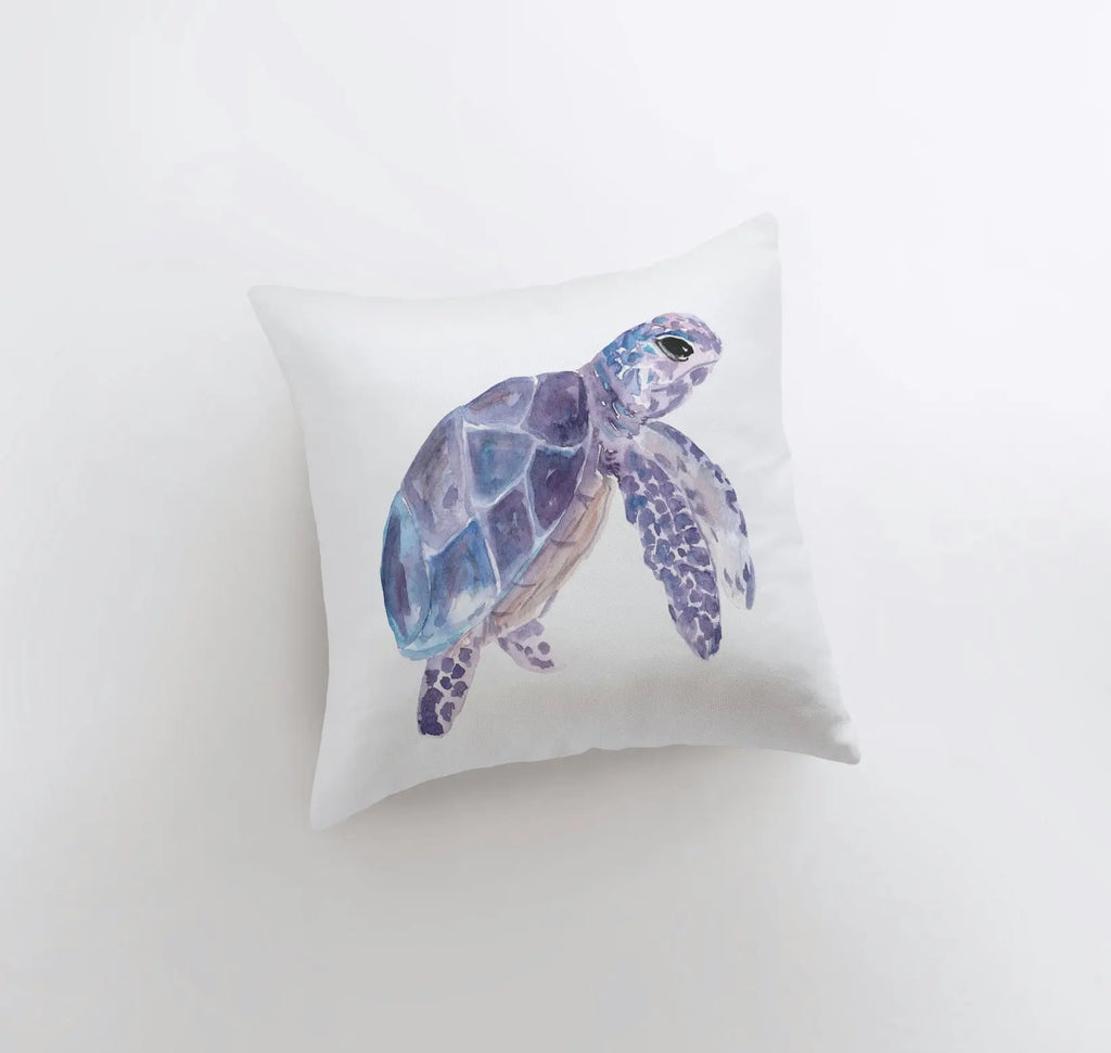 Watercolor Sea Turtle | Pillow Cover | Under the Sea | Throw Pillow | Home Decor | Modern Coastal Decor |Sea |Nautical Pillow Covers | Ocean UniikPillows